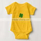 Top Quality Eco-friendly Printing Softtextile 100% Combed Cotton Baby Romper thumbnail-6