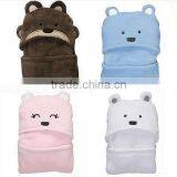 Baby Soft Cotton Terry Hooded Baby Bath Towel,custom Plain New Hooded Towel for Baby thumbnail-3