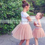 Kids Frock Designs Summer TUTU Dress Toddler Girls Pink Cotton Dresses Gauze Pretty Dress For Girls European KIDS Dress thumbnail-2