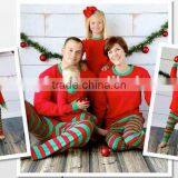 Wholesale Christmas Pajamas Long Sleeve Round Neck 100% Cotton Casual Family Matching Christmas Pajamas thumbnail-2