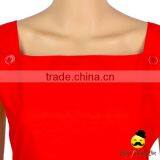 HYB173 Yihong Solid Color Red Shoulder Strap Baby Girls Jumpsuits For 0-6Years Girls Wear Romper thumbnail-2