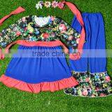 Fashion Baby 2 Pcs Outfit Girls Clothing Set Kids Autumn Boutique Children Clothes Set Long Sleeve Dress Top And Pant Set thumbnail-1