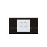 4 Gang 1 Way ABS Custom Packed Electric Wall Switch Expoted to Saudi Arabia OEM thumbnail-1