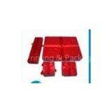 Ladies Handmade Art Paper Red Jewellery Gift Box With Ribbon for Necklace With UV Coating