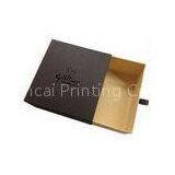 Leather Belt Recycled Cardboard Gift Boxes , Drawer Gift Box