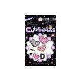 Custom Glitter Stickers Color Glitter Hearts Design for Vehicle Window Decoration thumbnail-1