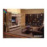 Simple European Hall TV Unit Wood Living Room Furniture in MDF board
