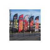 digital eco friendly130g knitted polyester flag banner printing of dye sublimation printing