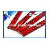 Red Octagonal Wooden Carpenter Pencil / Art Pencil Set Customized Logo thumbnail-1