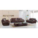 U. K. Modern Living Room Furniture Genuine Leather Sofa a. L. 703 thumbnail-1