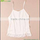 Lady Silk Women Sleeveless Lace Out Vest Casual Party Slim Peplum Sleeveless Tank Tops GVGX0004 thumbnail-3