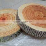 Creative Realistic Wooden Sofa Seat Cushion Annual Ring Stump Decorative Pillow thumbnail-4