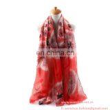 2016 Spring New Dandelion Printed Voile Women Scarf Wholesale