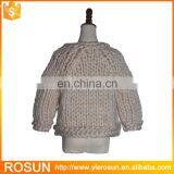 Supplier Soft 100% Wool Handmade Sweater for Babies thumbnail-2