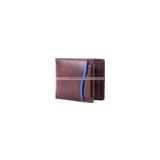 Factory Price!Classic Men Genuine Leather Wallet With Coin Pocket