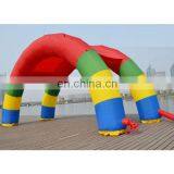 Cheap Colorful Inflatable Entrance Arch Inflatable Rainbow Arch
