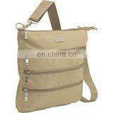 Rice White Big Triple Zipper Shoulder Bag thumbnail-1