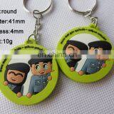 Round Customized High Quality Soft Pvc Key Chain With Printing Logo thumbnail-2