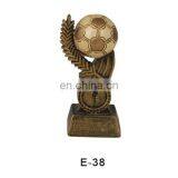China Manufacturer High Quality Sports Resin Awards Resin World Cup Soccer Trophies