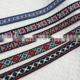 Wholesale Price Squares Pattern Retro Ribbon National Style Embroidery Tape thumbnail-2
