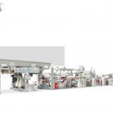Yilian brand Automatic high speed WSFM1100-2000 milk packing extrusion lamination machine auto splicer