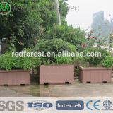 wooden plastic compoiste flower boxes/wpc flowerbed