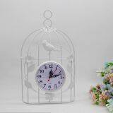 Bird Cage Metal Wall Clock Home Decoration Iron Clock thumbnail-2