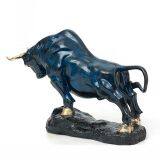 Vintage Bronze Bull Statue for Home, Fight Bull Meaning Aggressive, Fighting Spirit thumbnail-2