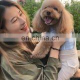 Pet Dog Kitty Plaid Shirt Suspender Trousers Jeans Four Feet Teddy Puppy Clothes thumbnail-1