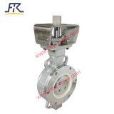 Stainless Steel CF8 Body Zirconia Ceramic Butterfly Valve Wafer Type Zirconia Ceramics Seat thumbnail-2