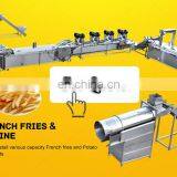 50kg One Hour Small Scale Industry in India Potato Fries French Fried Potatoes Production Line thumbnail-3