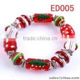China Online Shopping Green Glass Bead Bracelet thumbnail-3