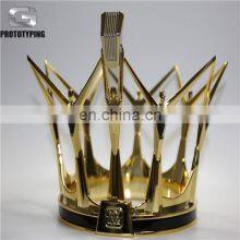 Precision SLA 3d Print Model Rapid 3d SLA Print Large Size Cartoon Resin Model With Bright Gold Silver Plated thumbnail-2