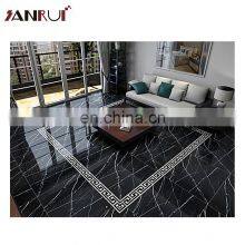 Popular Design Manufacturer Polished Dark Black Tile 600x600mm Tile thumbnail-2