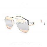 2016 New Designer Two Colors Sun Glasses Split 3 Parts Mirror Lens for Women thumbnail-6