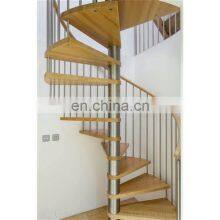 Stainless Steel Structure Staircase Design of Modern Glass Spiral Stairs thumbnail-2