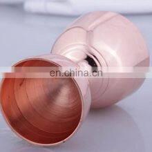 Personalized Head Gold Ring Cocktail Bar Double Bell Japanese Stainless Steel Jigger thumbnail-3