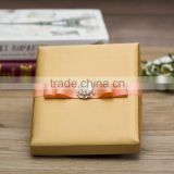 Guangzhou Factory Personalized Other Colours Wholesale Silk Invitation Boxes