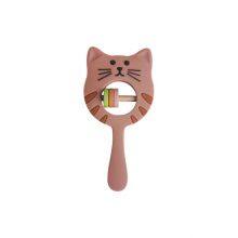 Food Grade Silicone Cat Rattle Hanging Toy Hanging Spiral Rattle Cart Pendant Baby Teething Toys thumbnail-2
