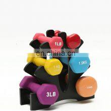 Weight Training Home Gym Equipment Hex 3 Tier Dumbbell Set Rack