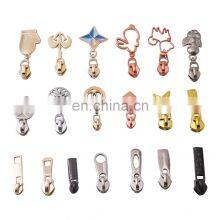 Bag Accessories Colorful Metal Zipper Puller / Zipper Pulls Zinc Alloy Zipper Slider For Jacket thumbnail-2