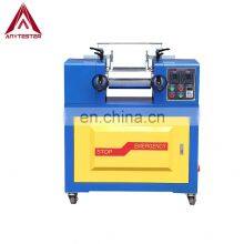 Speed Changeable Electric Heating Laboratory Two Roll Mill With Customized Roller thumbnail-2