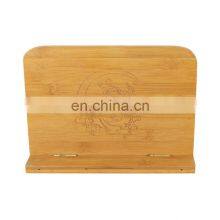 Bamboo Wood Modern Office Cooking Storage Bookstand Book Holder thumbnail-5