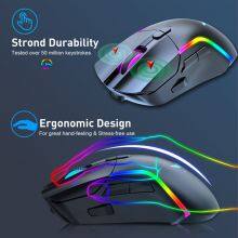 Opto-electronic 1200-1600-2400-3200DPI Portable Quiet Ergonomic Mouse 2.4 Ghz Wireless Optical thumbnail-5