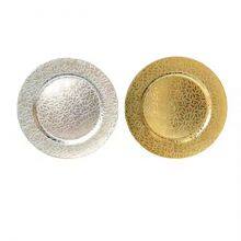 Wholesale Gold Plastic Plates Fruit Plate Charger Plate for Party thumbnail-1