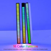 RGB Sound LED Light App Control Pickup Voice Activated Rhythm Lights Color Ambient 16 LED Lights Bar of Music Custom Logo thumbnail-3