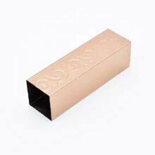 Hot Selling 304 201 316 310s Material SS Color Stainless Steel Pipe Tube Gold Color Stainless Steel Rectangular Tube thumbnail-2