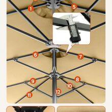 3 Head Steel Umbrella Waterproof and Sunshade thumbnail-2