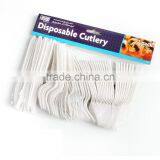 72pcs disposable cutlery set