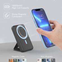 2024 Hot Selling Mini Power Bank 60000mah 10000mah Fast Charging Wireless Power Bank With Folding Stand Magnetic thumbnail-4